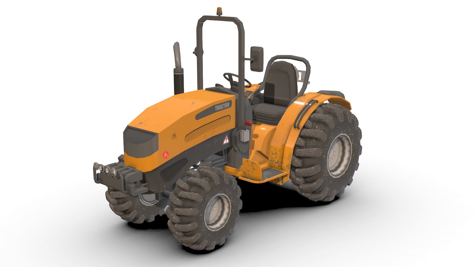 Tractor Model .

You can use these models in any game and project.

This model is made with order and precision.

Separated parts (bodys. wheels.Steer).

Very Low- Poly.

Truck have separate parts.

Average poly count: 20,000 tris.

Texture size: 2048 / 1024 (PNG).

Number of textures: 2.

Number of materials: 2.

Format: Fbx / Obj / 3DMax .

Wait for my new models.. Your friend (Sidra) 3d model