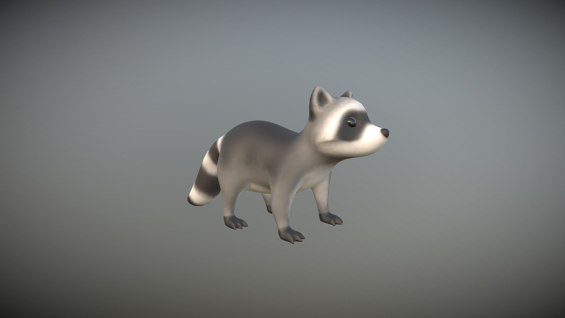 Raccoon - 3D model by Austin Meddy (@AM3DDY) 3d model