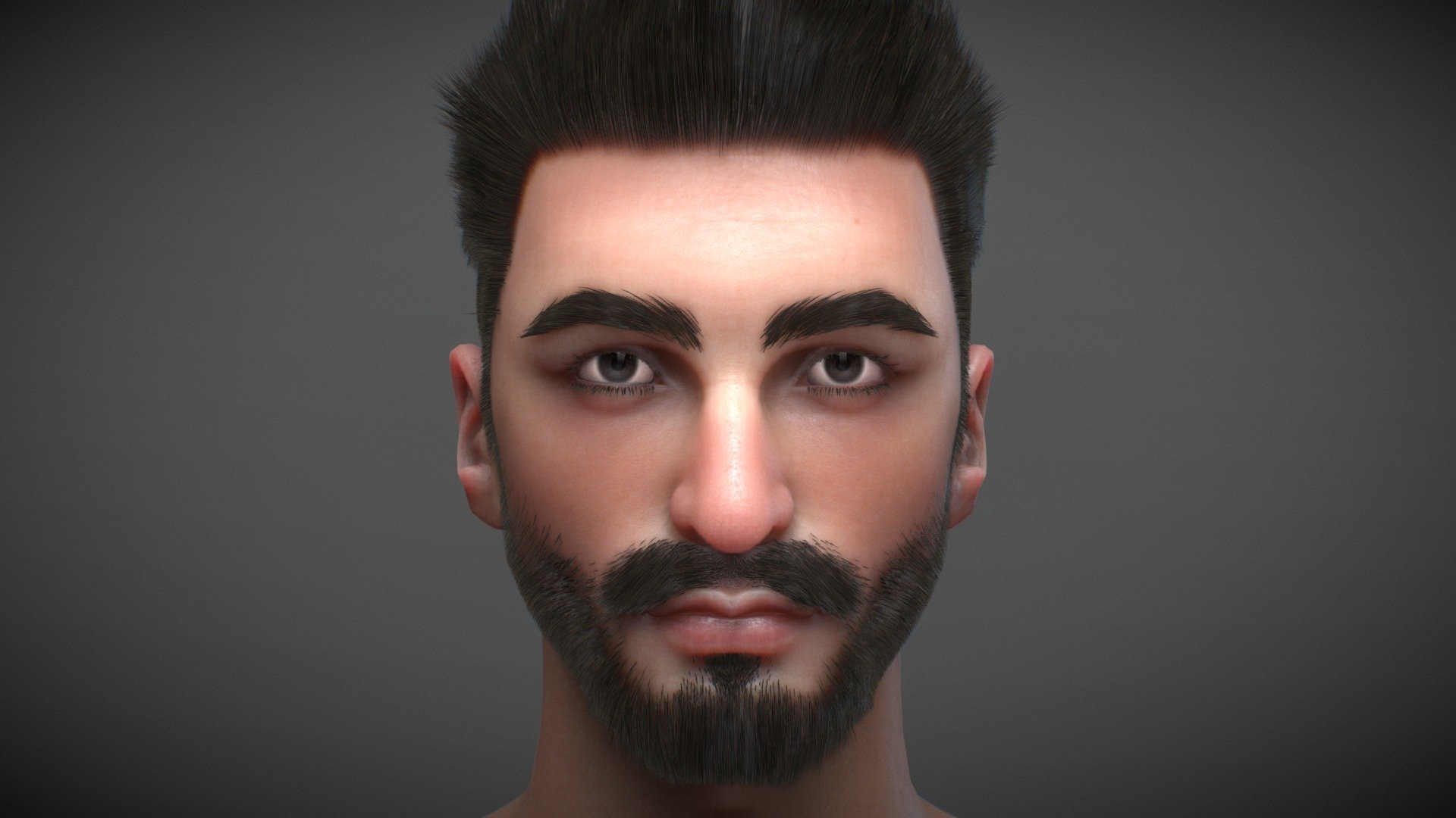 **Includes native Blender file for rendering in Eevee and Cycles. **



This 3D model features a male head with distinct Arabic features, including sharp facial contours and prominent eyebrows. The model captures the intricate details of the face, from the textures of the skin to the subtle variations in the hair. With its realistic and lifelike appearance, this model is ideal for use in a variety of contexts, including digital art, animation, and gaming. Whether you're a designer, artist, or simply a fan of high-quality 3D models, this male head with Arabic appearance is sure to impress 3d model