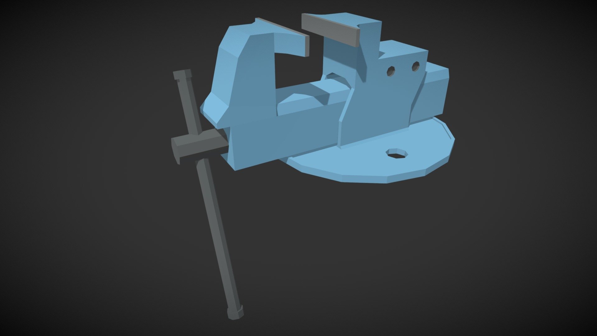 A simple lowpoly vise. You could use it for your next game or video 3d model