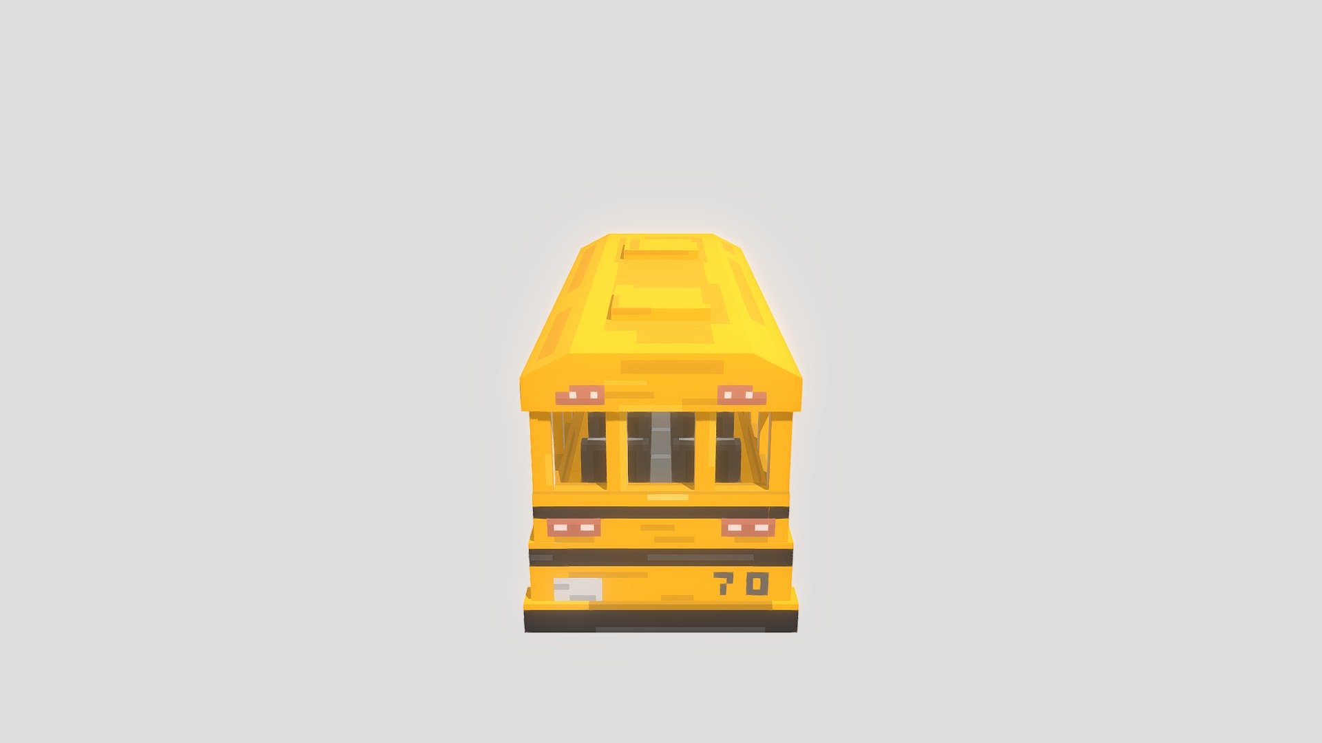 School Bus working - #14 - School Bus / 3D MODELING - 3D model by Emrily 3d model