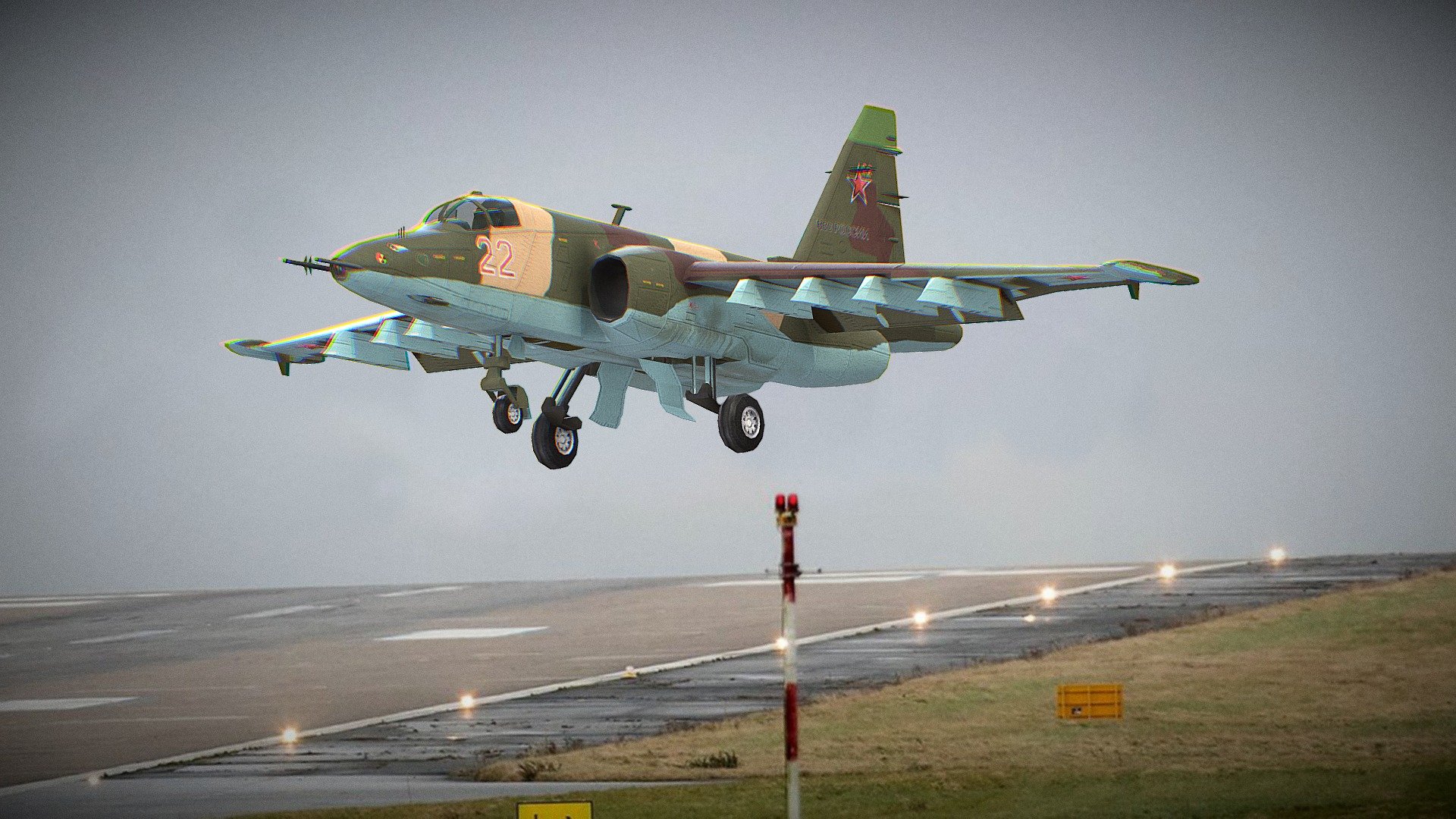 Су-25 Штурмовик - 3D model by Рамблер (@rambler-co) 3d model