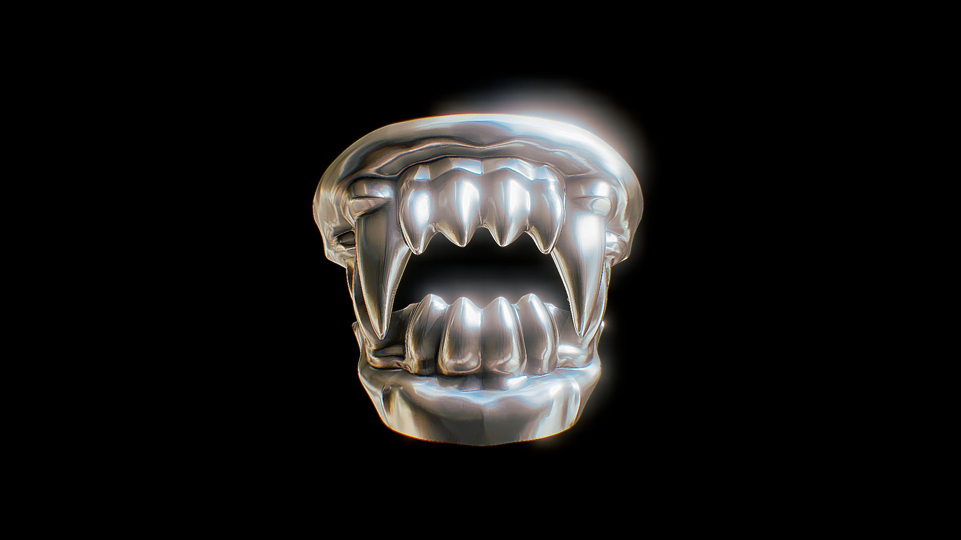 Just a jaw I'm working on. Inspired by the art and the style of the master H.R Giger, a swiss artist who worked on many Sci-Fi movies like Alien, Dune by Jodorwsky&hellip;

I want to make a jewel from it. I don't know yet what type it is a work in progress, stay tuned !! - Jaw (Work in progress) - 3D model by 3DM Design (@3dmdesign) 3d model