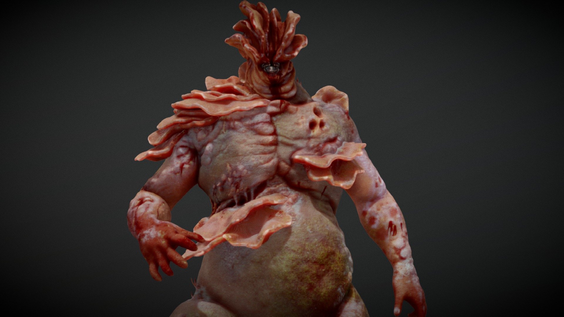 Bloater is the third phase of the Cordyceps infection that affects the post-apocalyptic world in The Last of Us.

 - Bloater - The Last Of Us - Buy Royalty Free 3D model by Roger Masats Vidal (@rogemv) 3d model