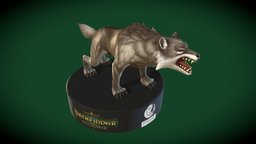 Pathfinder: Kingmaker (2017). Wolf game-art, pathfinder, game-model, low-poly-model, low_poly, low-poly, wolf, kingmaker