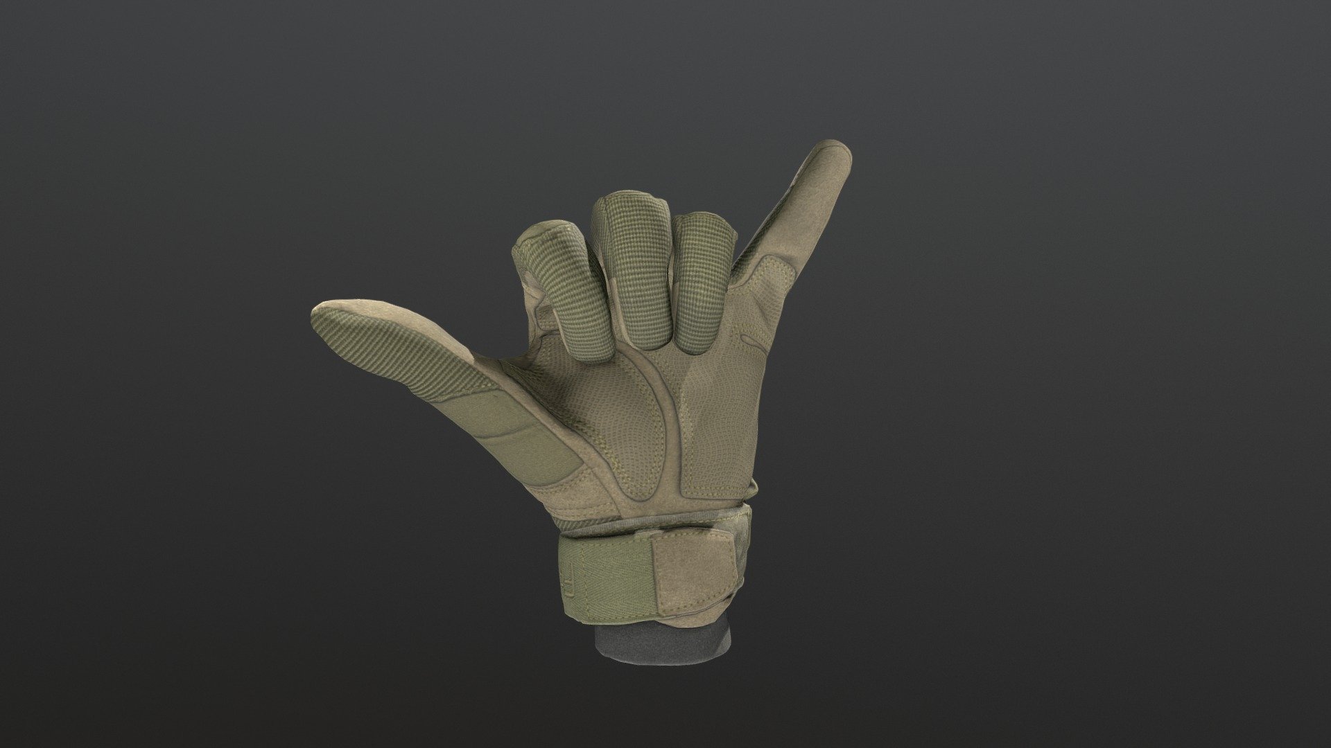 3D-scanned tactical glove (armored paintball or warfare hand protection), skinned and animated into a few hand positions

Retopologized to efficient quads, UVs and re-projected texture

All textures are 8192x8192 pixels - Tactical Glove with hand positions - Buy Royalty Free 3D model by omegadarling 3d model
