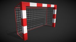 Soccer Goal Low-Poly