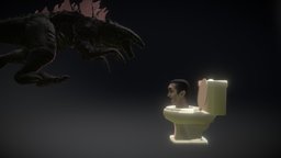Zilla Vs Boss Skibidi Toilet