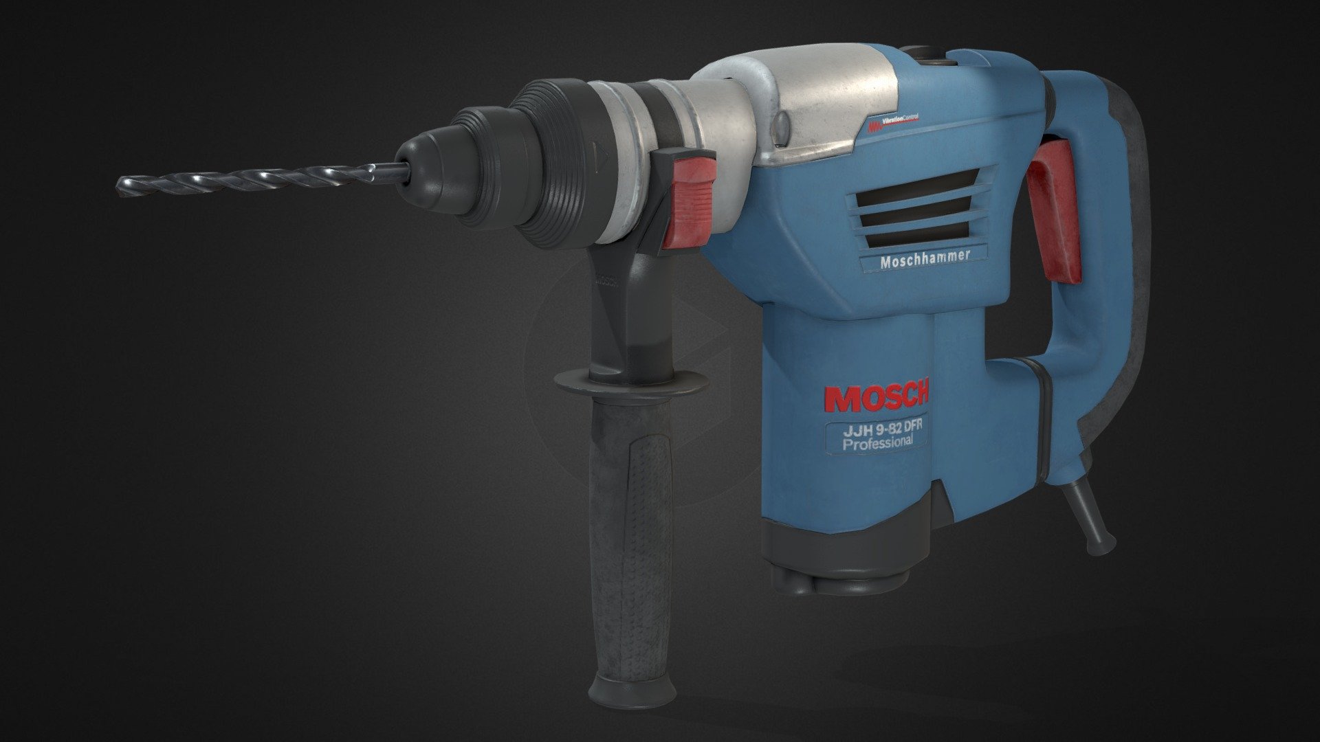 Hammer drill, modelled in 3ds max and textures in Substance Painter

Download it for free and use in your projects! - Hammer drill - Download Free 3D model by Jinhong Jeong (@JinhongJeong) 3d model