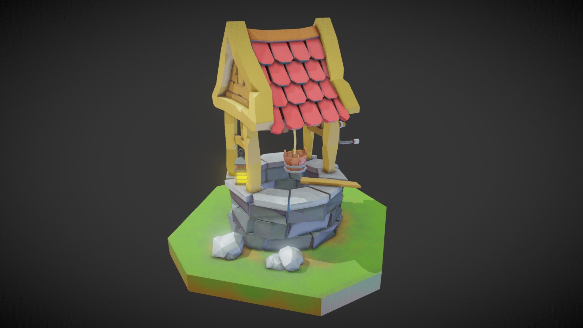Low Poly Bell with Lamp And Bucket

Created By  cat is activated

Complete Time : 2 Hours

You Can Download and use the model where you want without limitations 3d model