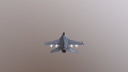 F-16 airplane, aviation