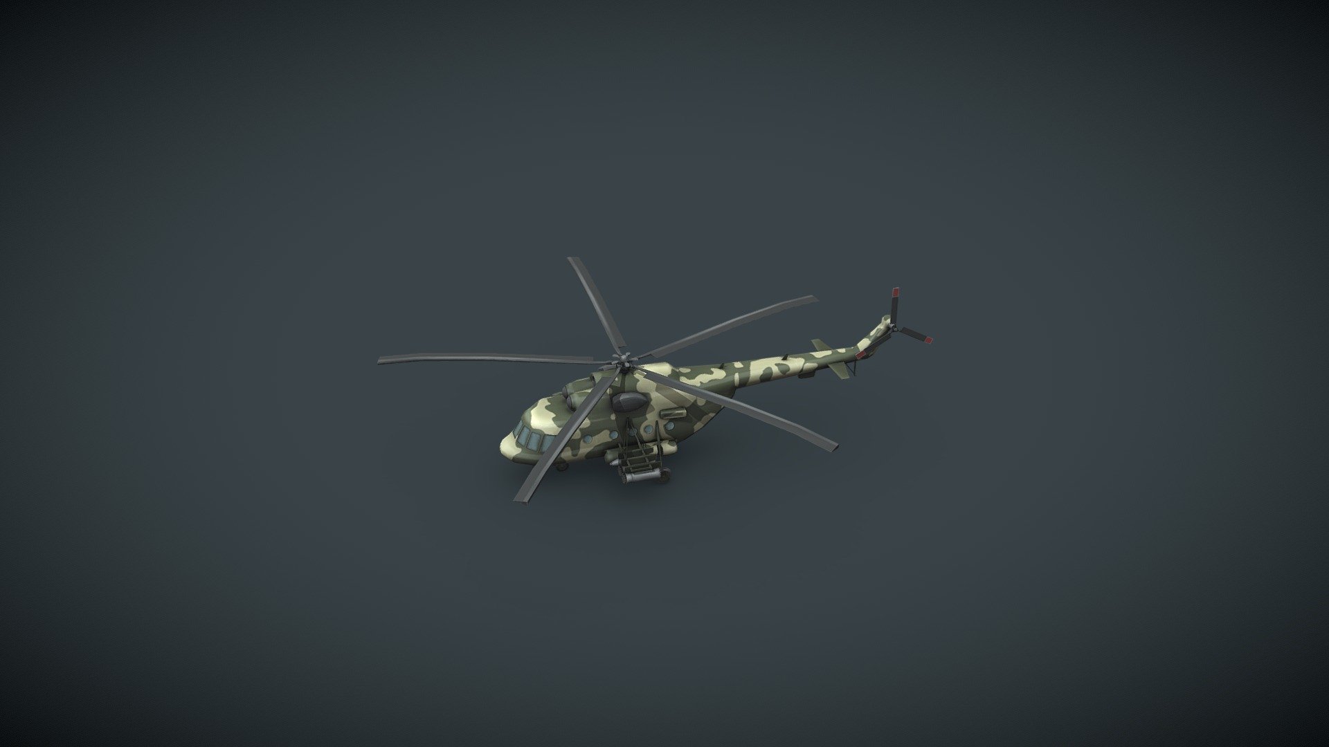 Helicopter - 3D model by Vladimir Chertorysky (@cher89zx) 3d model