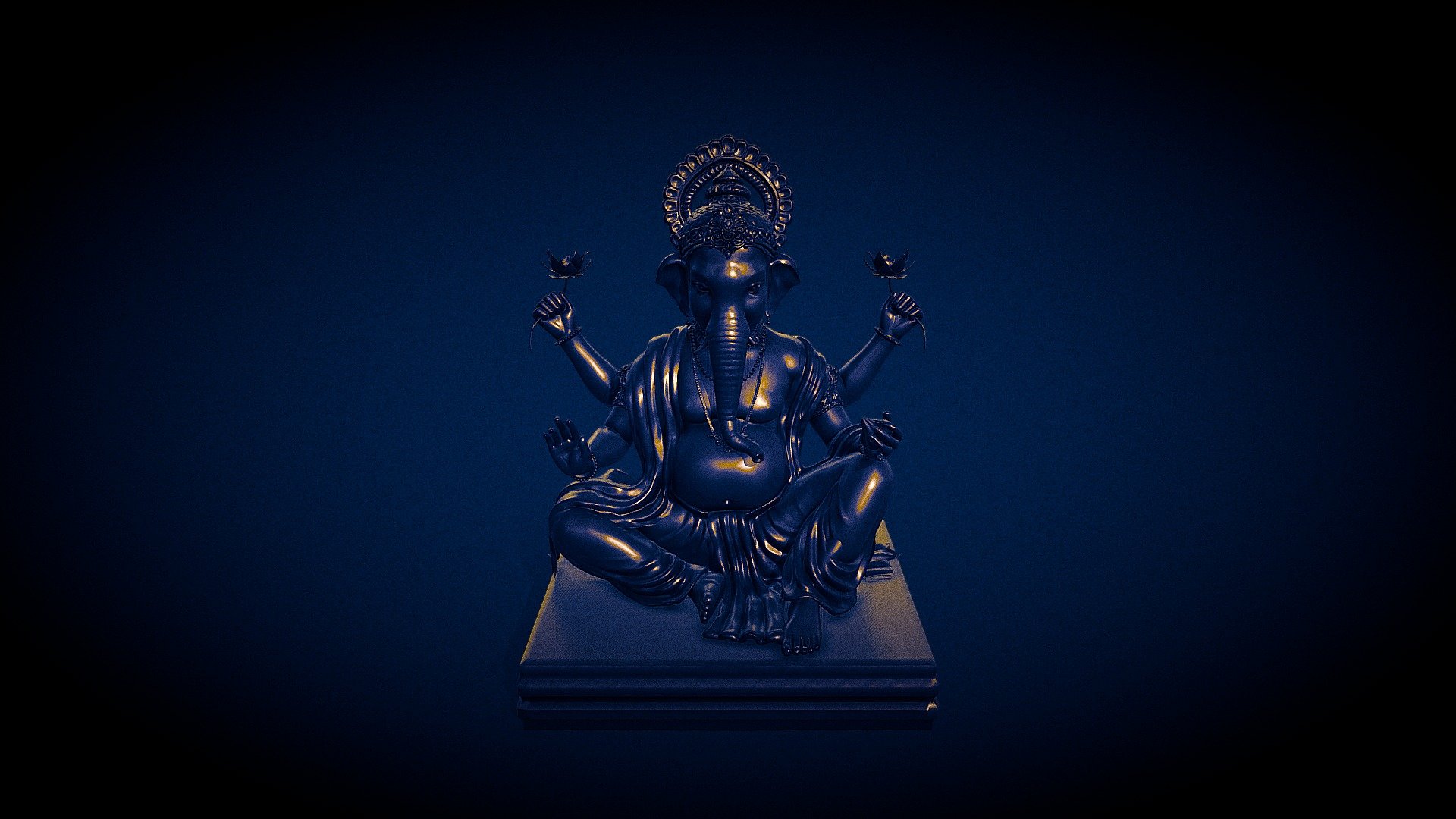 Lord ganesha - 3D model by Sonkarnileshkumar (@nileshsonkar) 3d model