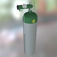 Oxygen Tank gaming, ambulance, scenery, quixel, arma3, finished, oxygen, tank, headus, uvlayout, cannister, ems, quixelsuite2, 3dsmax, model, textured