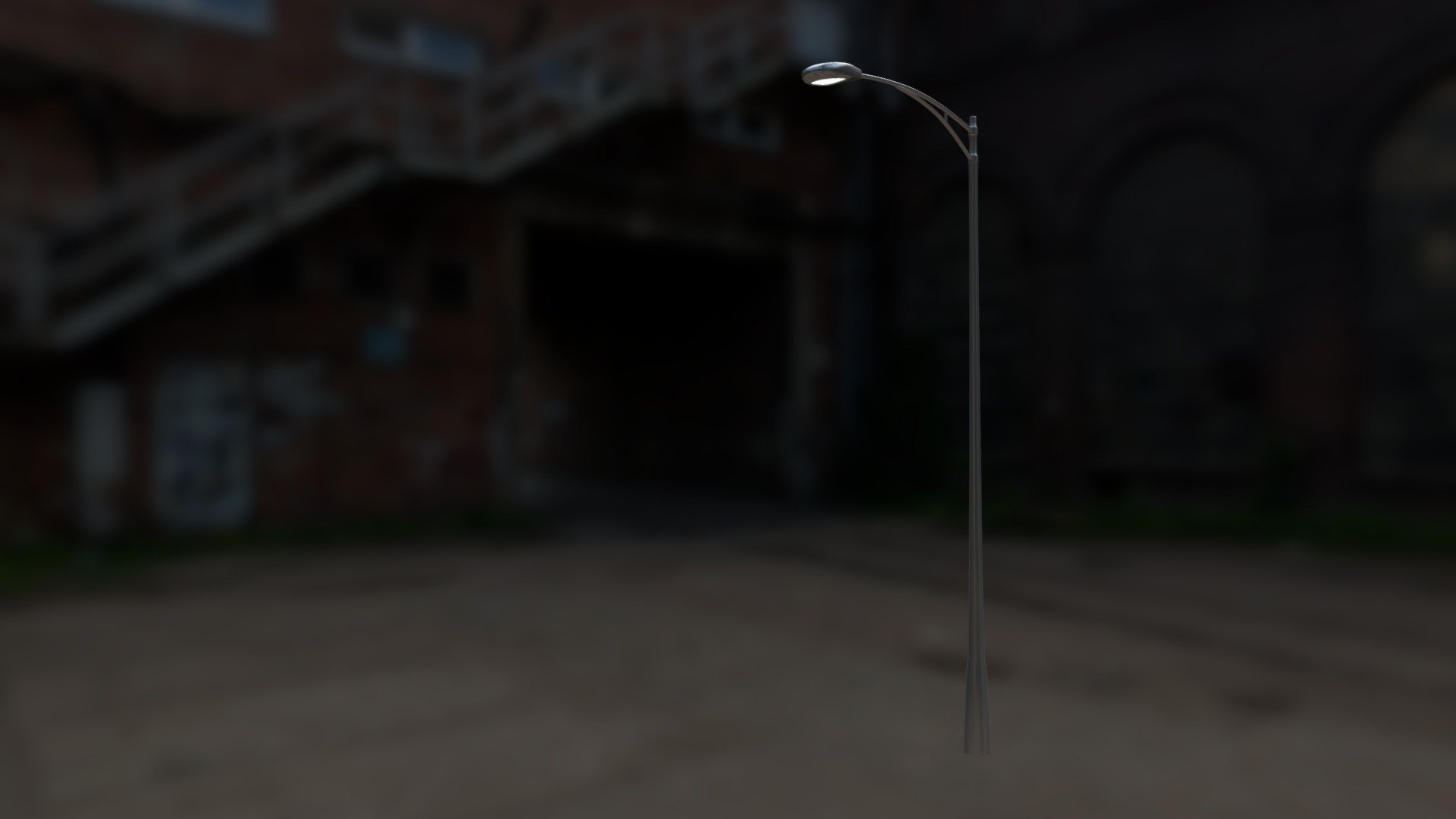 Street Light - Download Free 3D model by KMB3D (@kmb_jr) 3d model