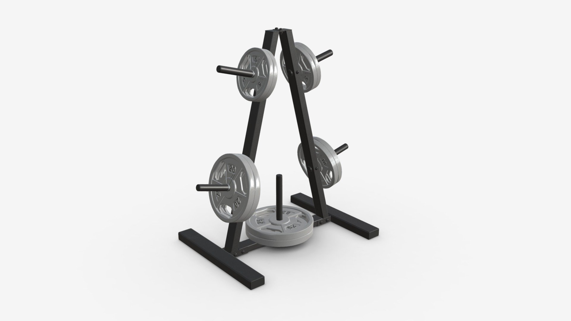 Exercise equipment storage rack - Buy Royalty Free 3D model by HQ3DMOD (@AivisAstics) 3d model
