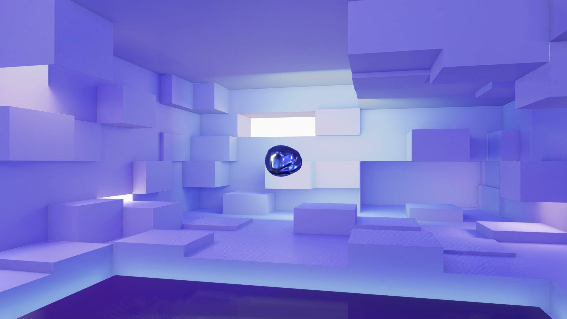 A room space filled with purple-colored boxes decorations, designed in a futuristic style
Good for holding online activities or exhibitions




Scaled in real world dimensions

Lighting and shadows baked
 - Fantasy Space | Purple Interior | Baked - Buy Royalty Free 3D model by ChristyHsu (@ida61xq) 3d model