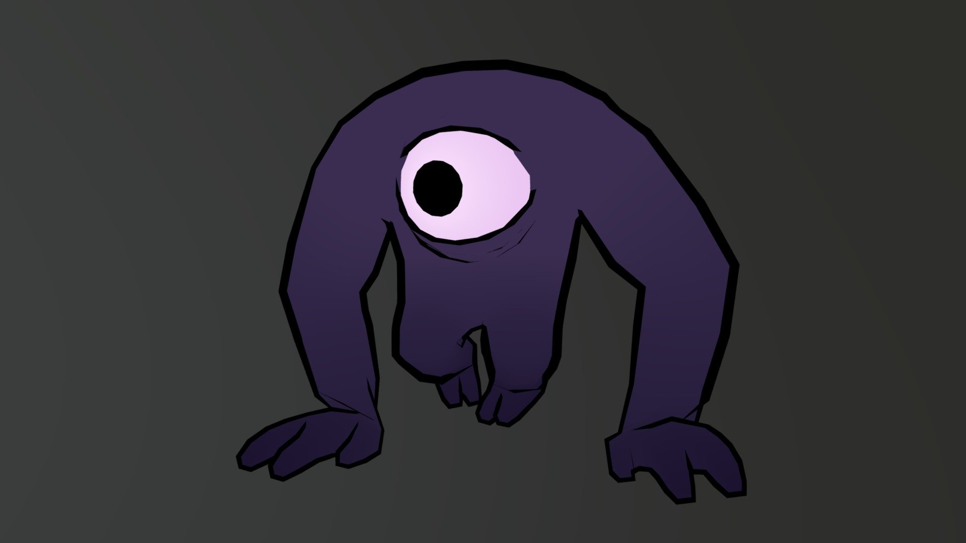 Mob enemy for a Feudal Japan stealth game. Its weak point is its giant eyeball.

Concept Art - Imp Yokai - Download Free 3D model by tranb95 3d model