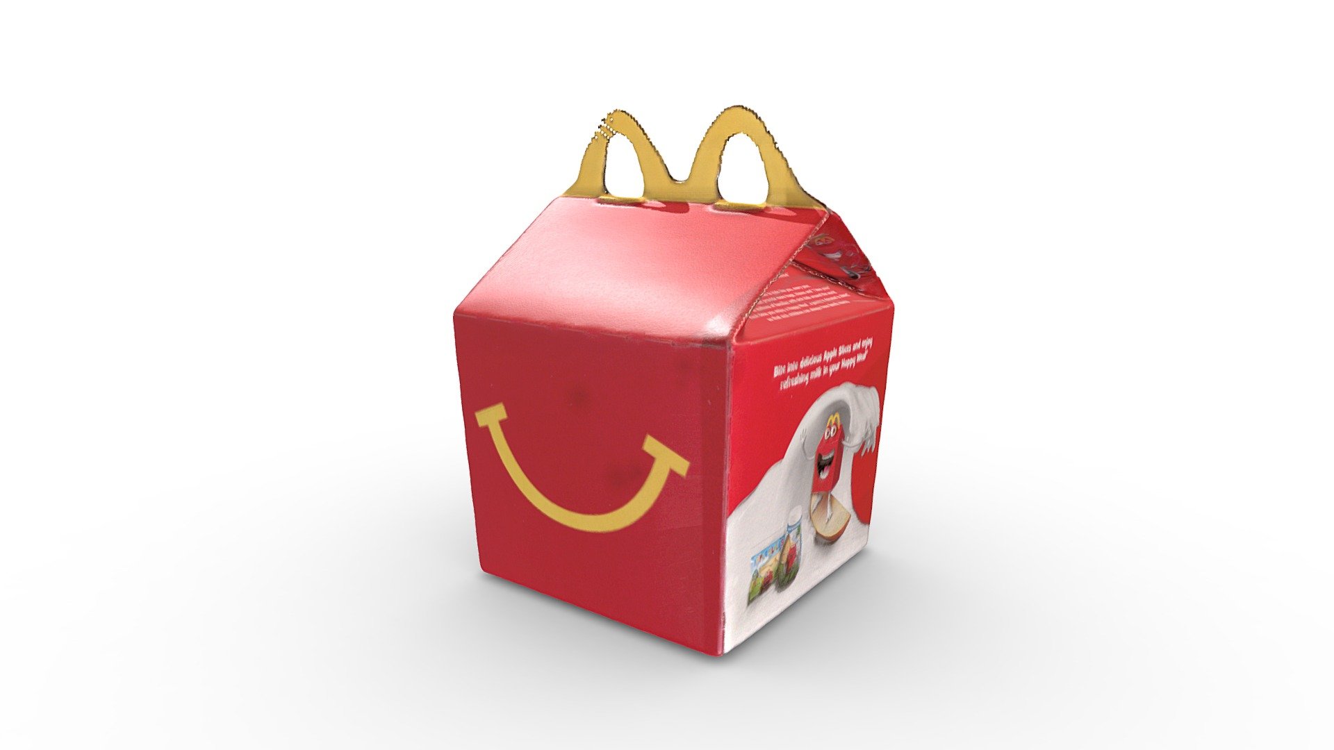 3D scan of a McDonald's Happy Meal box - McDonald's Happy Meal Box - Buy Royalty Free 3D model by chrisprice 3d model