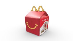 McDonalds Happy Meal Box kids, happy, mc, happymeal, mcdonalds, bigmac, ronald-mcdonald, kidsmeal, 1scanaday