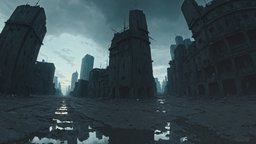 HDRI Post-Apocalyptic Panorama B
