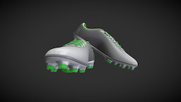 Football Boots football, shoes, soccer, boots, sneakers, substance, painter, maya, zbrush, sport