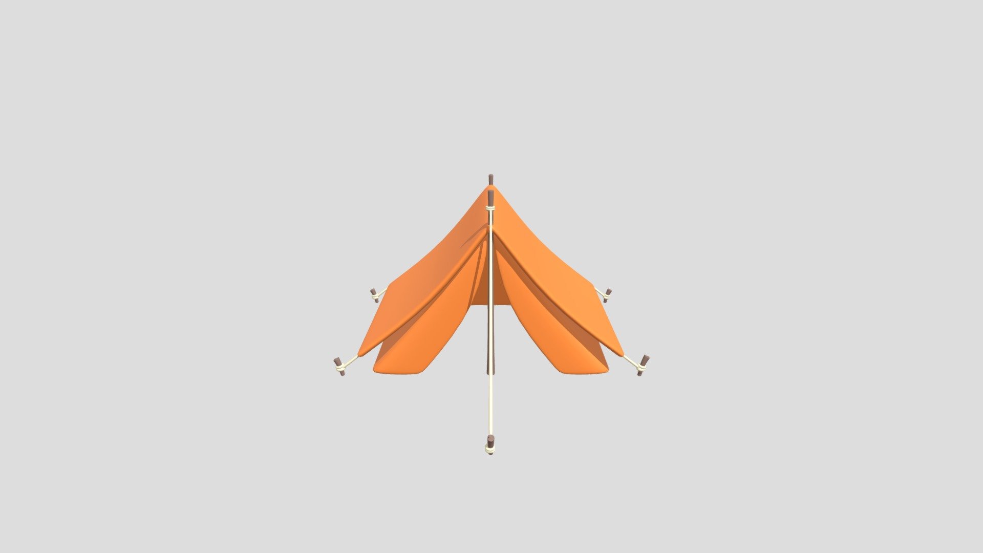 This is a camping tent use for creating forest scene - Camping Tent - Download Free 3D model by Adeel Qadir (@adeelqadir2021) 3d model