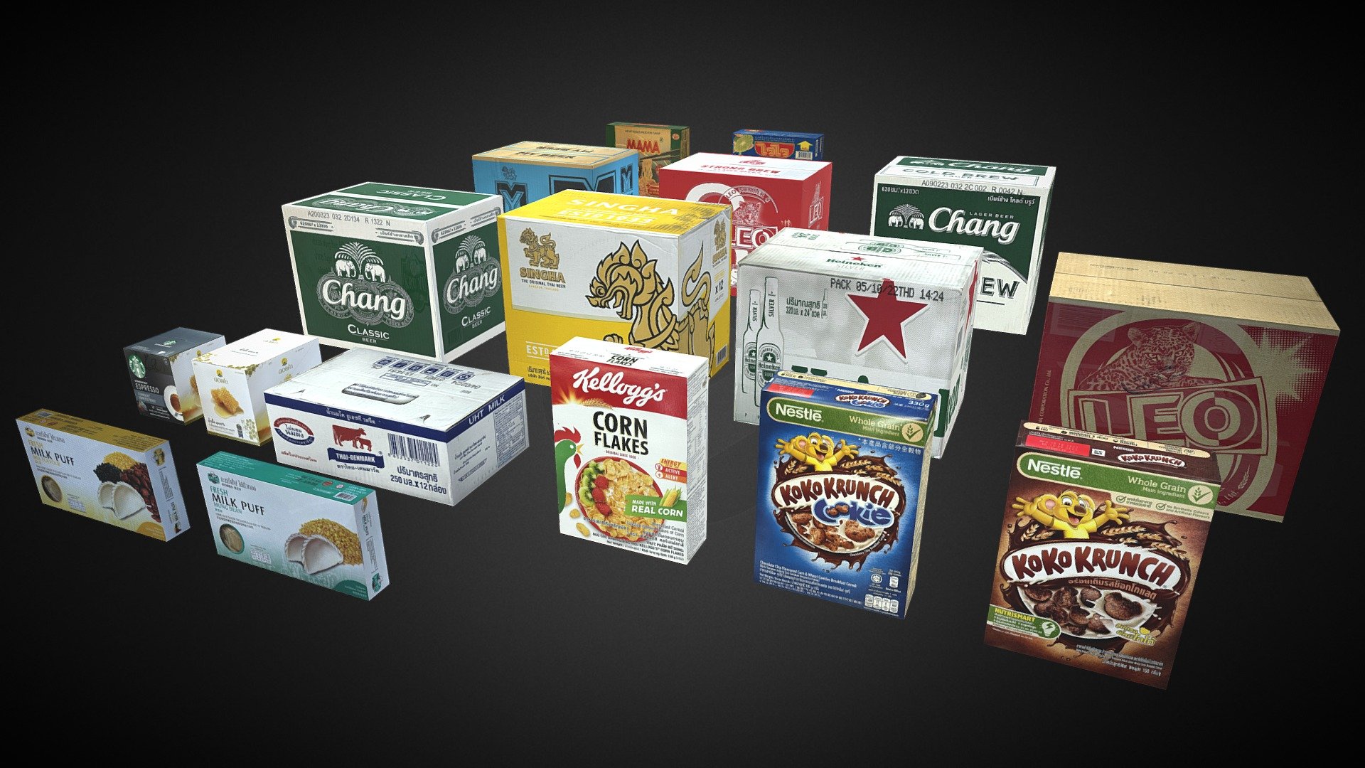low-poly with high resolution thai food and drink products.




Textures

2k textures are used for the whole 3D model




File Formats 

3DS MAX  /  C4D  /  BLENDER  /  FBX  /  OBJ 







packaging boxes cardboard cardboardbox cardboardboxes packagedesign packaging3d cardboard-box sketchup 3d sketchfab product - Carton Box - Thai Product - Buy Royalty Free 3D model by KimtueKP 3d model