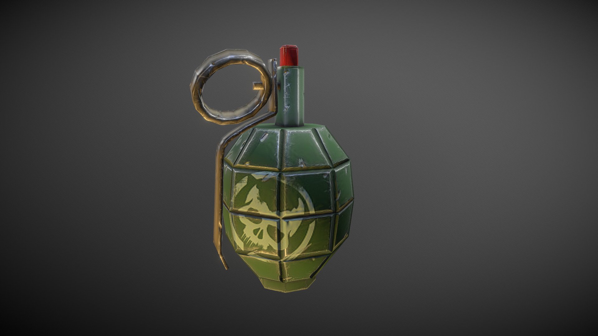 Stylized Grenade - Stylized Grenade - Buy Royalty Free 3D model by Exo404 (@sergeycg) 3d model