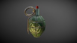 Stylized Grenade grenade, ammo, military, stylized
