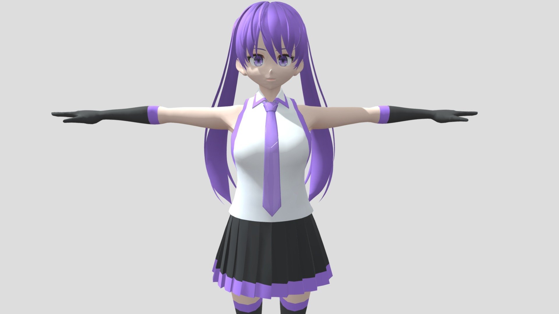Model preview



This character model belongs to Japanese anime style, all models has been converted into fbx file using blender, users can add their favorite animations on mixamo website, then apply to unity versions above 2019



Character : Idol:DarkFukka

Verts:24849

Tris:35135

Fourteen textures for the character



This package contains VRM files, which can make the character module more refined, please refer to the manual for details



▶Commercial use allowed

▶Forbid secondary sales



Welcome add my website to credit :

Sketchfab

Pixiv

VRoidHub
 - 【Anime Character / alex94i60】Idol:Fukka (V2) - Buy Royalty Free 3D model by 3D動漫風角色屋 / 3D Anime Character Store (@alex94i60) 3d model