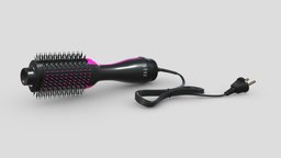 Revlon One-Step Hair Dryer hair, and, salon, heat, fashion, beauty, equipment, hot, dryer, appliance, accessory, tool, health, dry, hairdryer, cable, nozzle, blower, hairdresser, diffuser, 3d, home, electric, blow-dryer