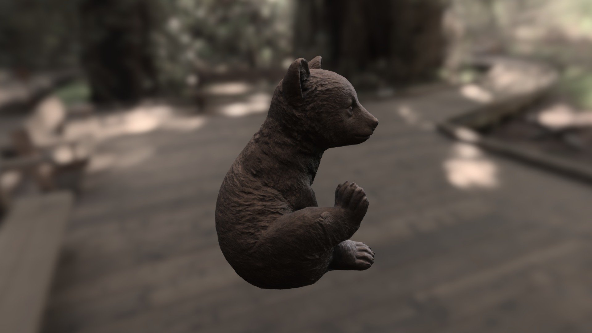 Baby Black Bear_Demo - 3D model by Shang-Lei.Wen 3d model