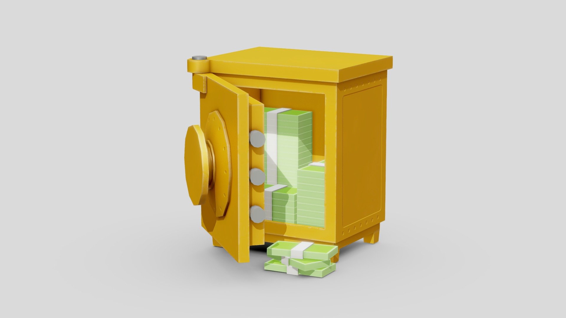 Low Poly Money Locker for your renders and games

Textures:

Diffuse color, Roughness, Metallic, Normal

All textures are 2K

Files Formats:

Blend

Fbx

Obj - Money Locker - Buy Royalty Free 3D model by Vanessa Araújo (@vanessa3d) 3d model