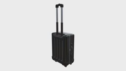 Travel suitcase trolley, travel, suitcase, luggage, polycarbonate, substancepainter, substance