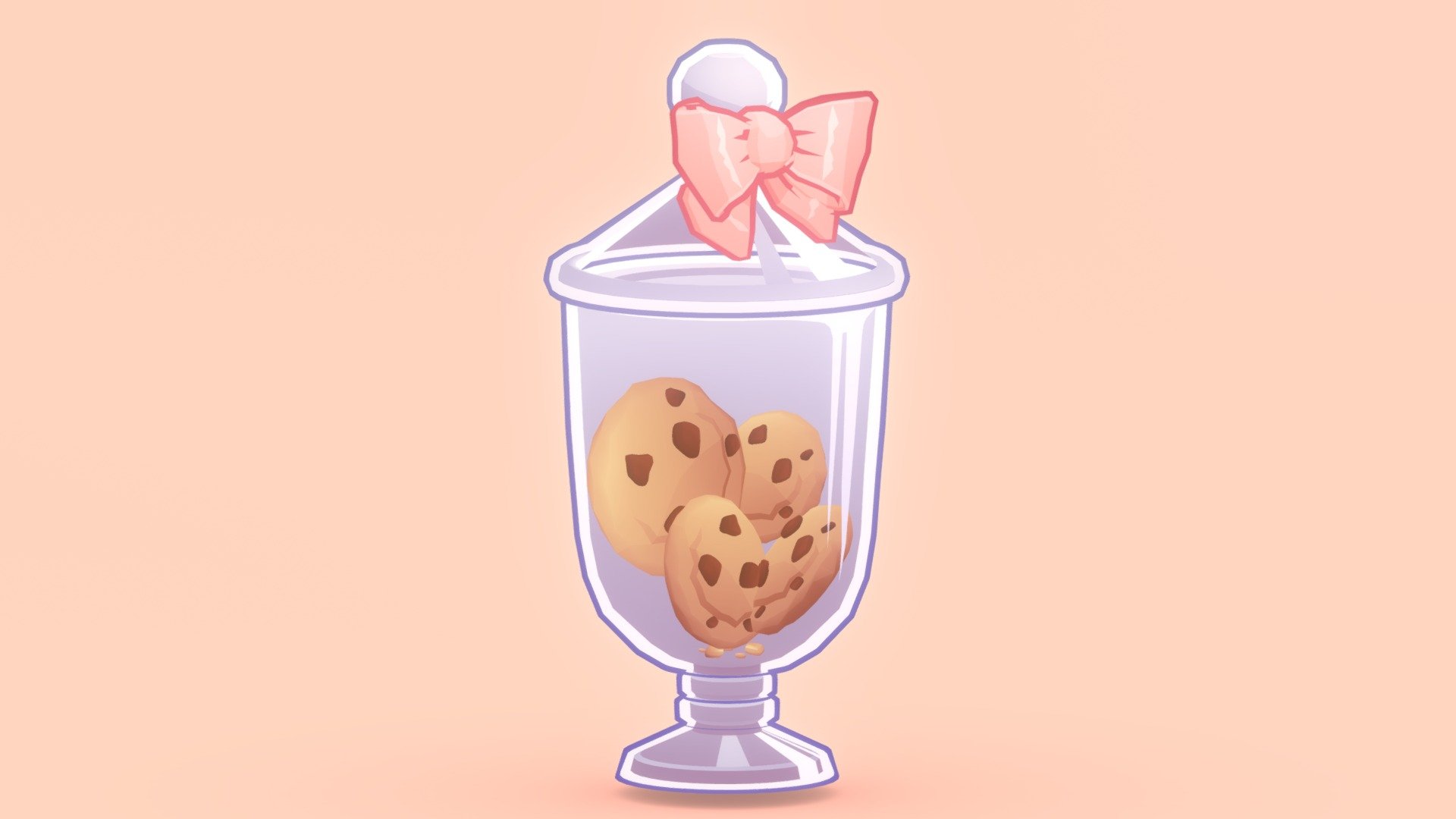 cute cookies jar.

Textured with gradient atlas, so it is performant for mobile games and video games.

Like a few of my other assets in the same style, it uses a single texture diffuse map and is mapped using only color gradients. 
All gradient textures can be extended and combined to a large atlas.

There are more assets in this style to add to your game scene or environment. Check out my sale.

If you want to change the colors of the assets, you just need to move the UVs on the atlas to a different gradient.
Or contact me for changes, for a small fee.

**I also accept freelance jobs. Do not hesitate to write me. **

*-------------Terms of Use--------------

Commercial use of the assets  provided is permitted but cannot be included in an asset pack or sold at any sort of asset/resource marketplace.*

9213140

5207418 - Cookies Jar - Buy Royalty Free 3D model by Stylized Box (@Stylized_Box) 3d model