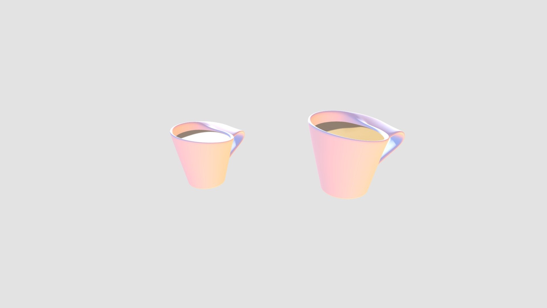 Highly detailed 3d model of tea cups with all textures, shaders and materials. It is ready to use, just put it into your scene 3d model