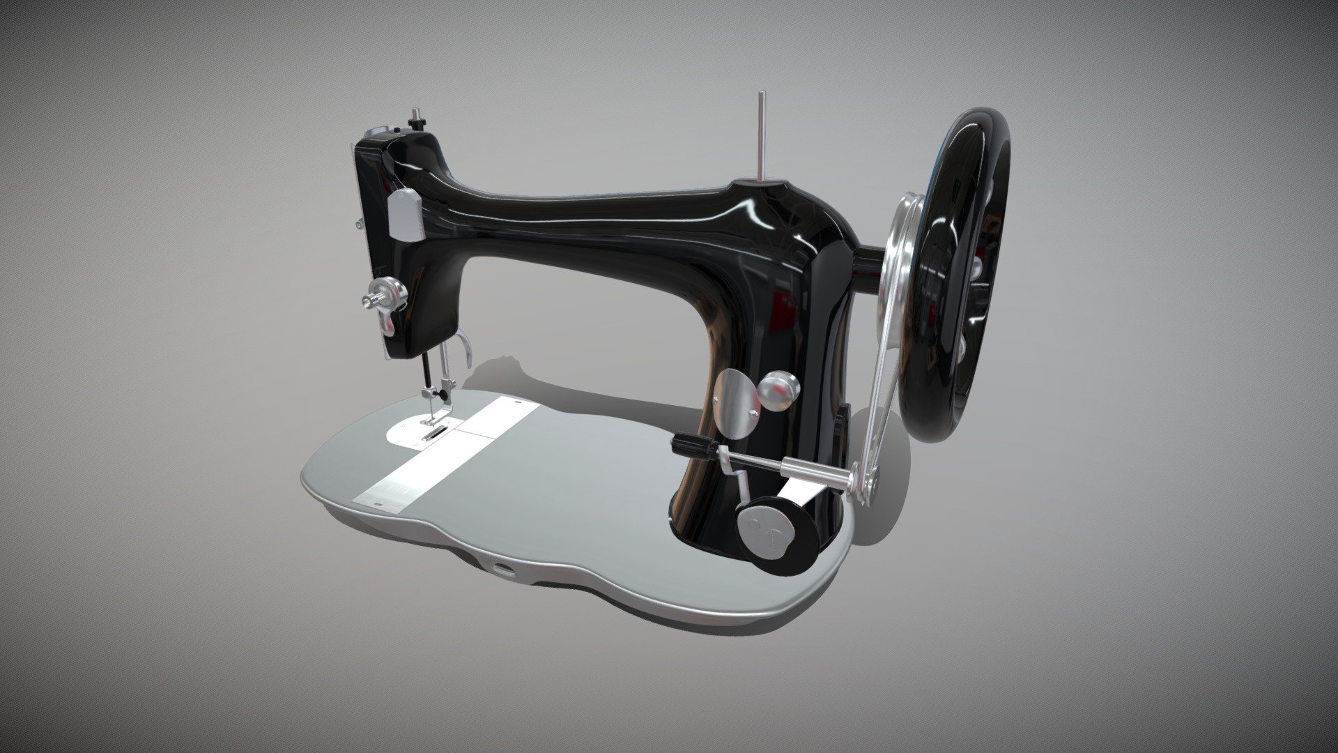 Sewing-machine - 3D model by llllline 3d model