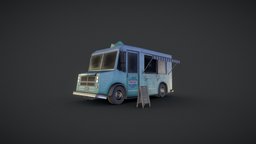 VRChat NYE 2022 food, truck, time, happy, board, sandwich, vr, institute, vrchat, prefabs, low, poly