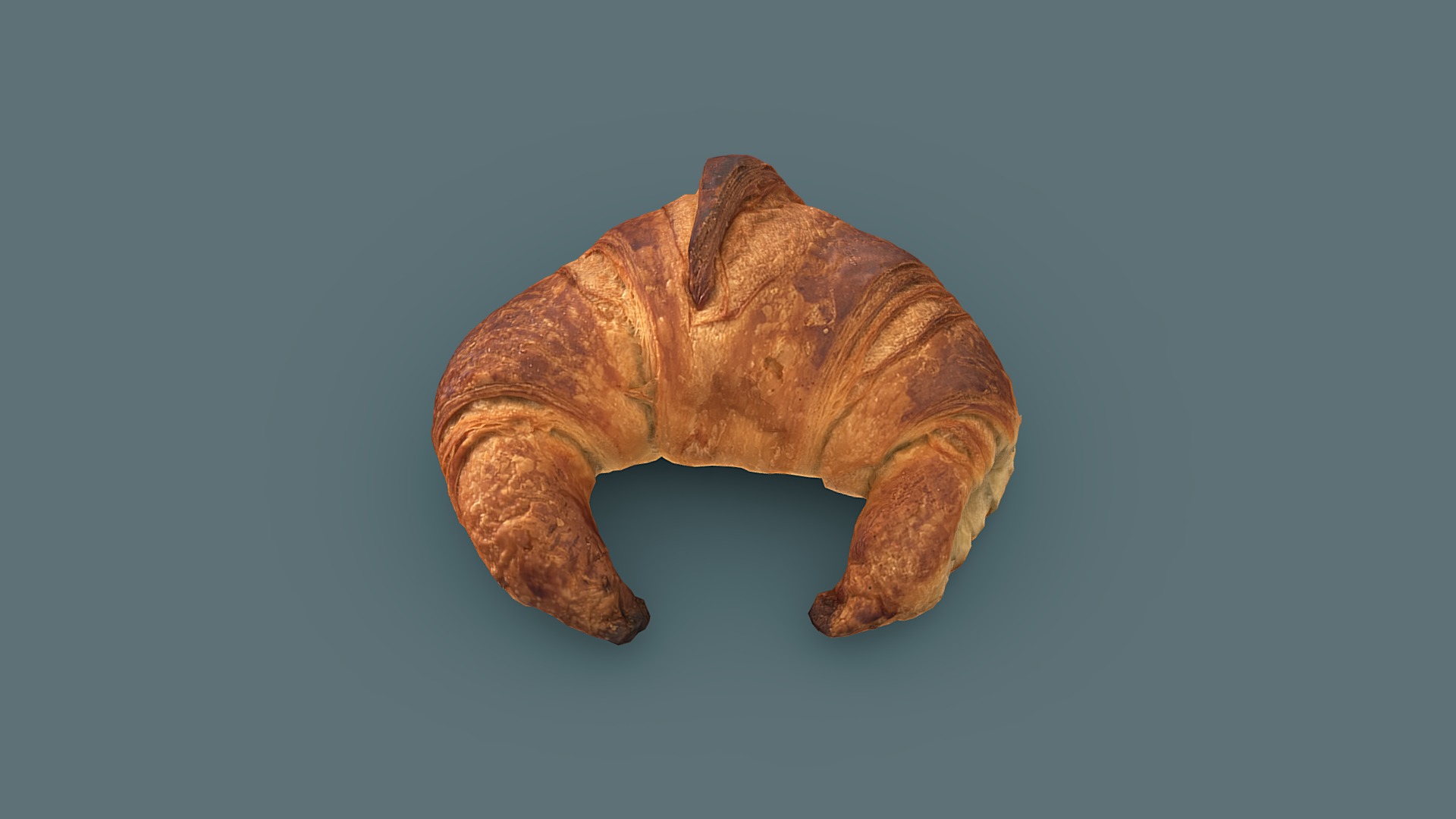 This is a croissant. And this is a pain au chocolat. But I don't know what a chocolate croissant or a chocolatine is :)

————————————————————————————————————————————————————————————— 

DOWNLOAD — Also available for dowload: sketchfab.com/louis/store

4K texture attached as additional file.

Want to learn more about the technical details of this model? Use Sketchfab's model inspector. Protip, just press &ldquo;I