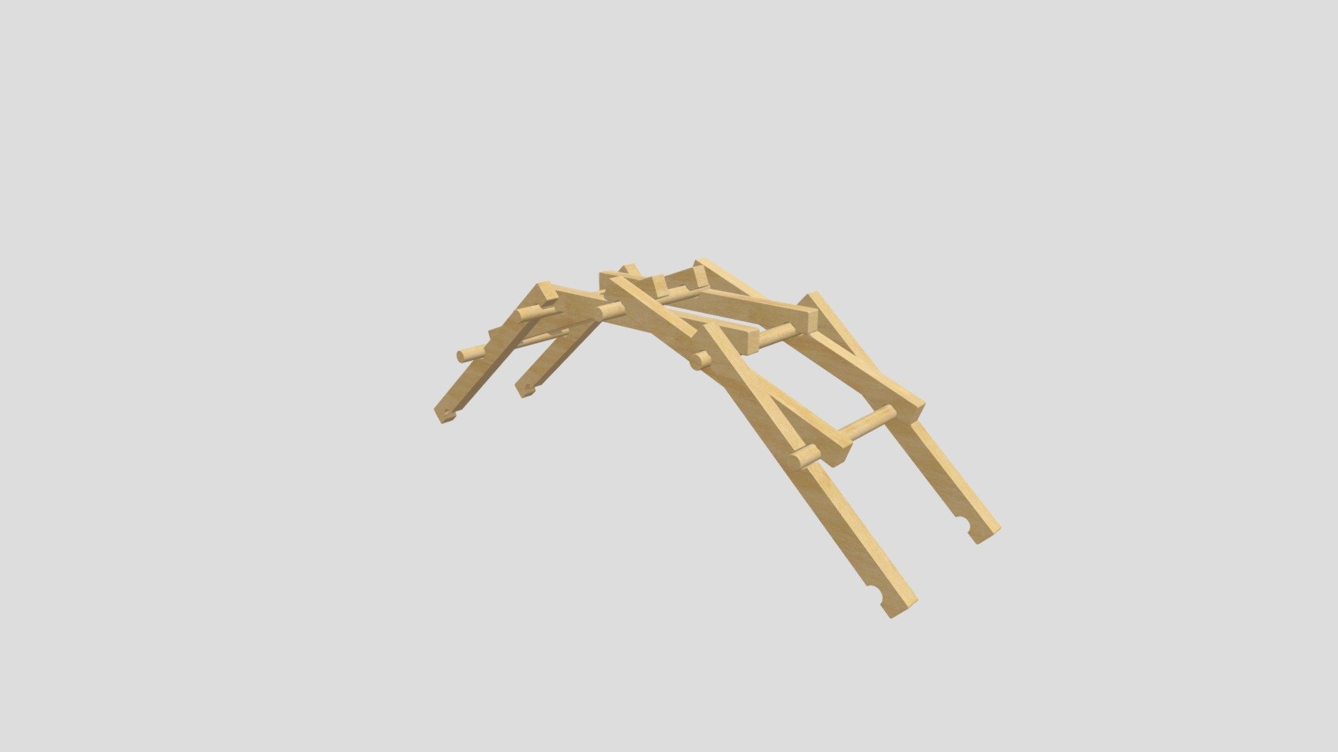 Leonardo da Vinci Bridge - Leonardo da Vinci Bridge - 3D model by Yar (@ygol) 3d model