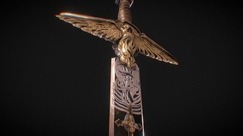 Aurice Angel Sword - 3D model by Deathly 3d model