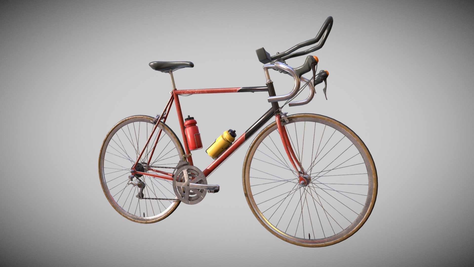 PBR Specular/Glossness - Only One Material 4k - Racing Bicycle - Download Free 3D model by Francesco Coldesina (@topfrank2013) 3d model