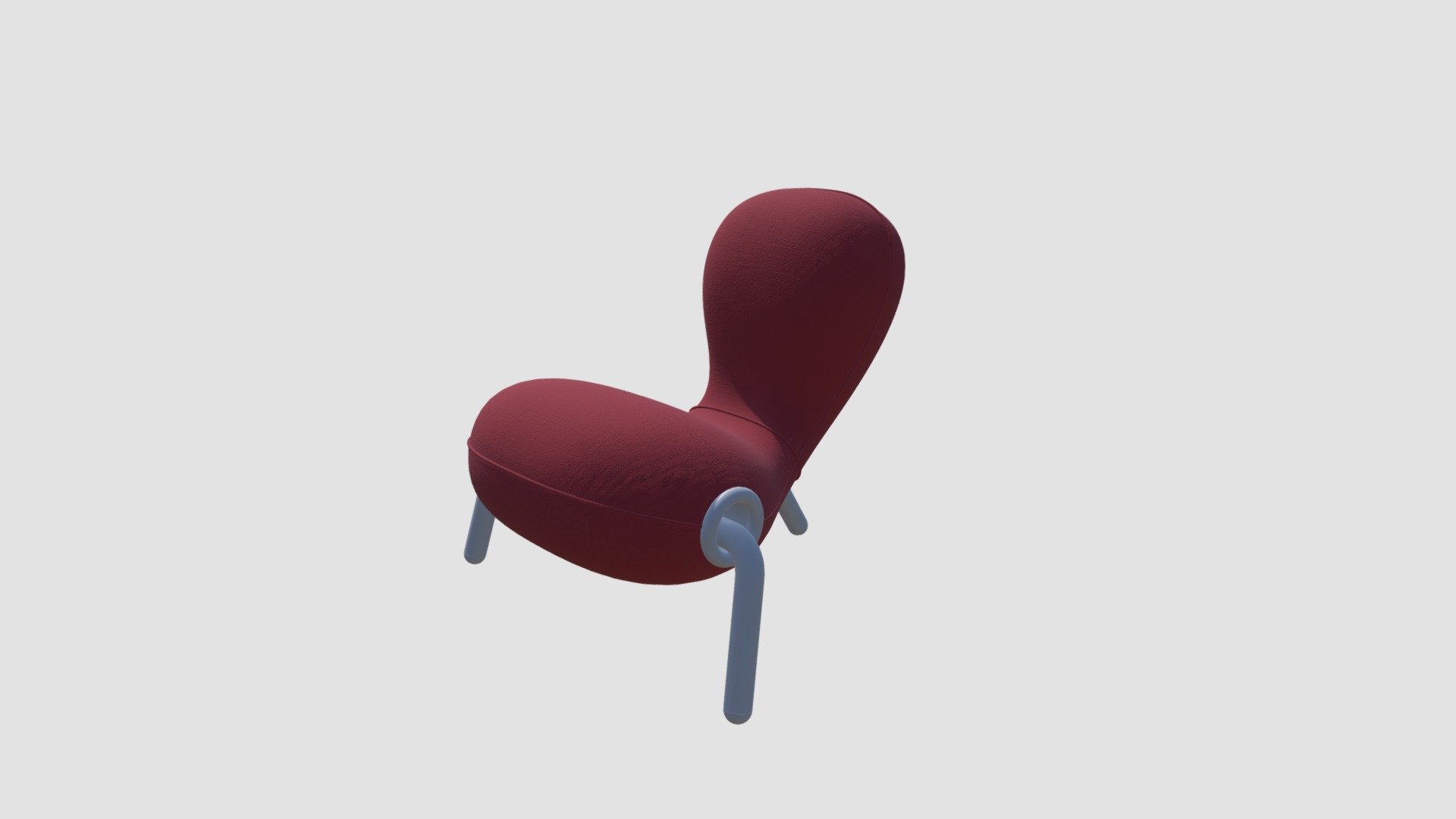 Highly detailed 3d model of armchair with all textures, shaders and materials. It is ready to use, just put it into your scene 3d model