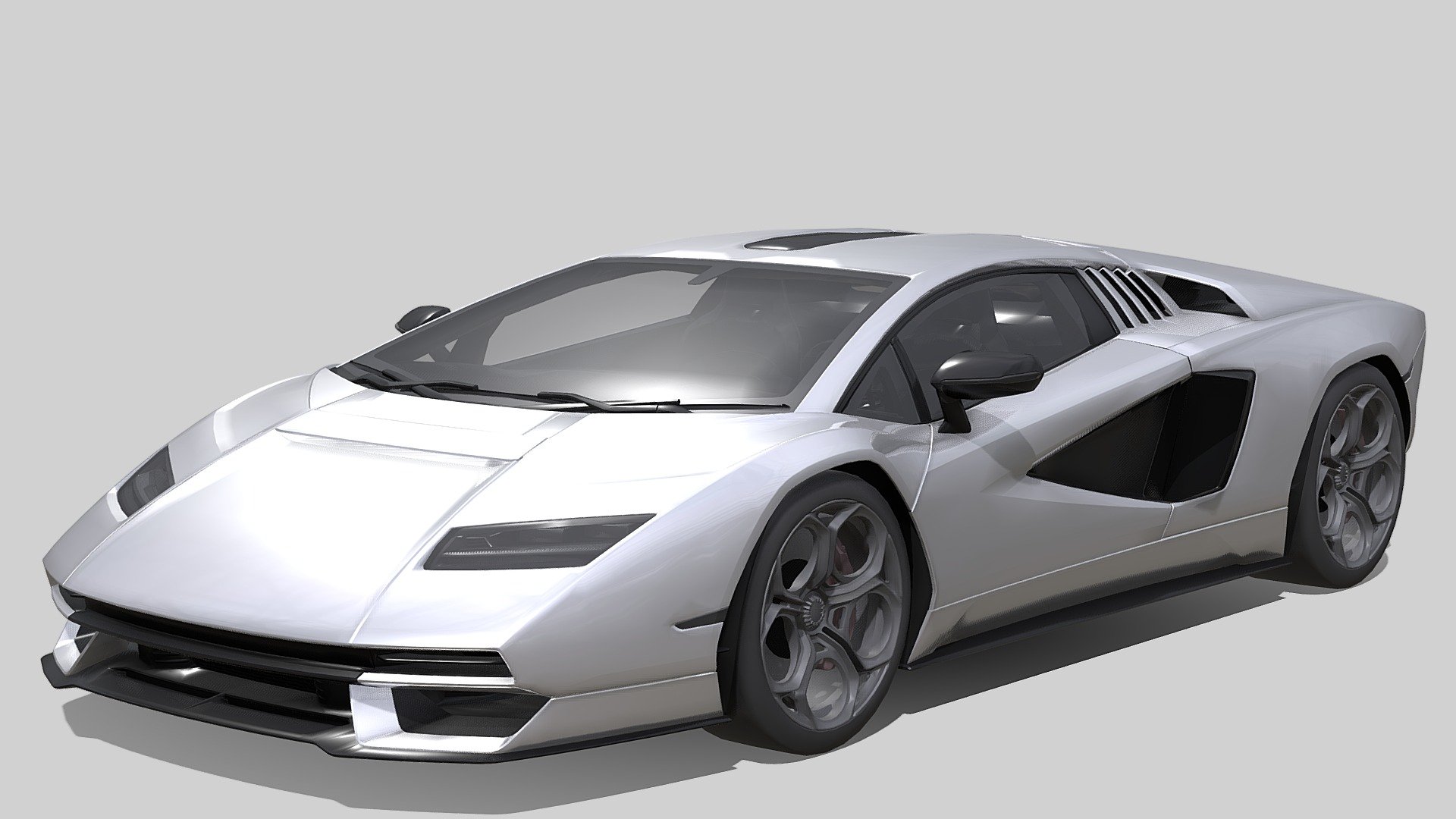 Lamborghini Countach lpi 800 2022 - Buy Royalty Free 3D model by Phazan Product (@Phazan) 3d model