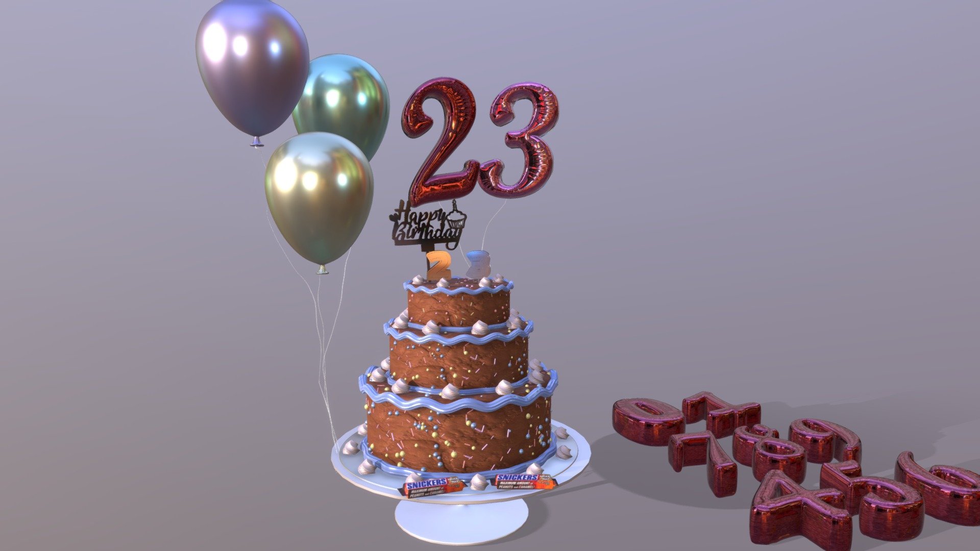 Birthday cake




cake with 3 layers

balloons 

number balloons (1-9)

available in FBX with materials and textures
 - Birthday cake - Buy Royalty Free 3D model by luismi93 3d model