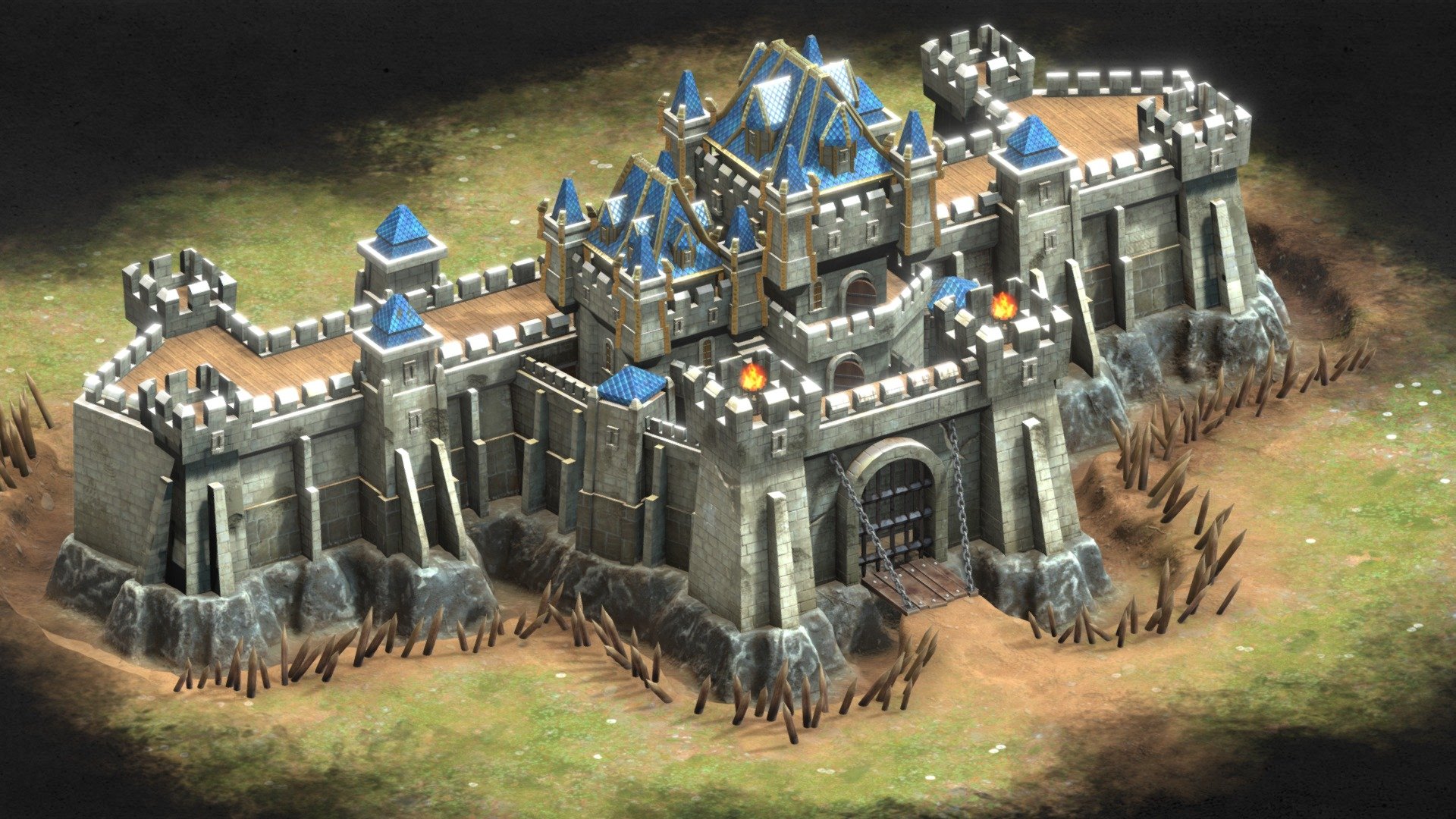 A castle 3d model