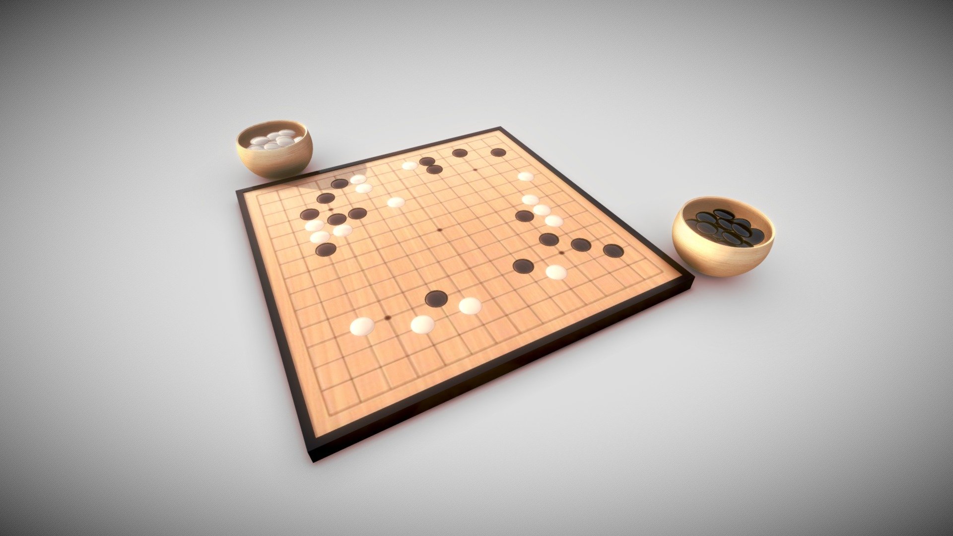 Sketchfab 3December 2020 Challenge!!!

4th DAY-BOARD GAME

Hello guys, the board game Go is a famous board game in china, I made  this with 3dsmax.

Hope you like it 3d model