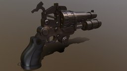 Realistic Revolver | 3D Model of gun