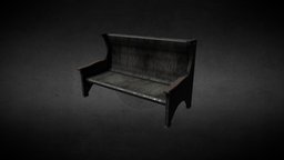 Church Bench medival, furniture, downloadable, like4like, game, download